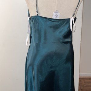 Emerald Green David's Bridal Dress- Brand New